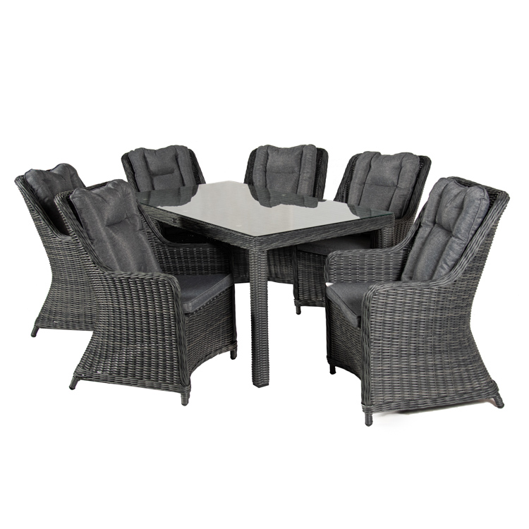 Mesa Papagayo 180 + 6 Sillones Papagayo
