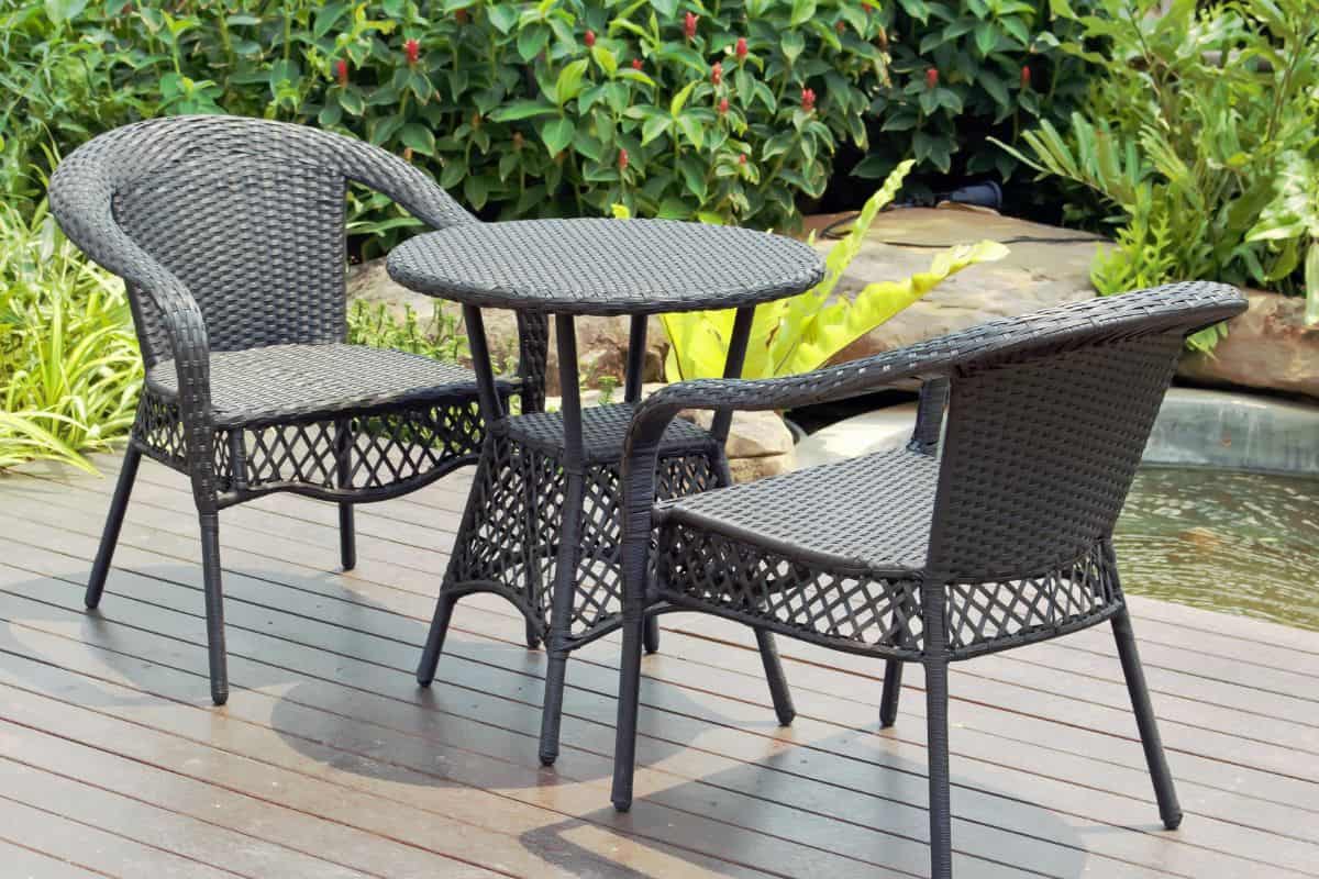 mesas de exterior material