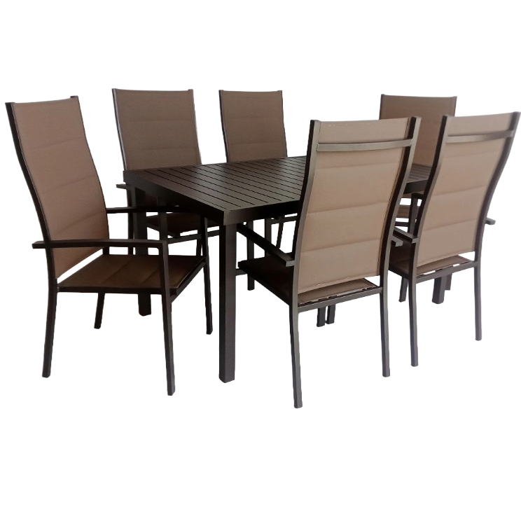 Mesa Solar 150 + 6 Sillas Solar Plus