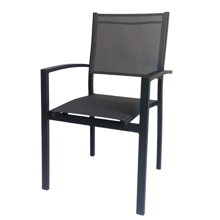 Canarias Round Aluminium Table 90  +  Canarias Aluminium Chairs