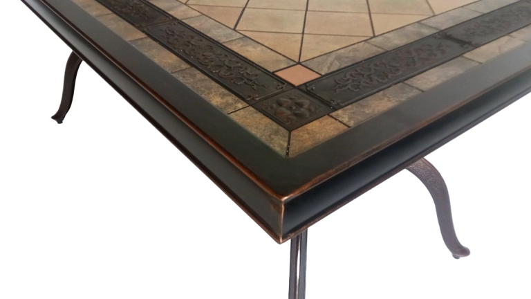 Mesa Canarias Aluminio Terracota 160x90