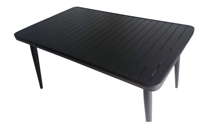 Mesa Canarias Aluminio Gris 150 + 6 Sillas Canarias Gris