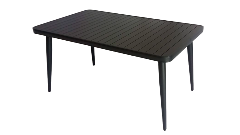Mesa Canarias Aluminio Gris 150 + 6 Sillas Canarias Gris