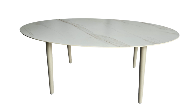 Zentrum Oval Sintered Stone Table 180