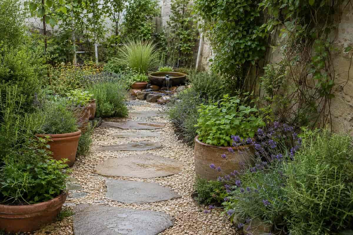 rustic gardens and decoration