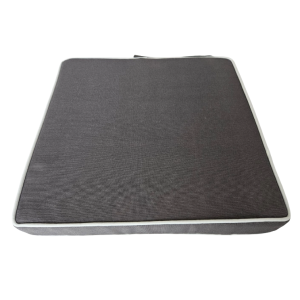 Cojín Asiento Solar Gris con Ribete